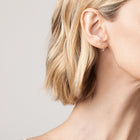 Infinity Heart Huggie Earrings