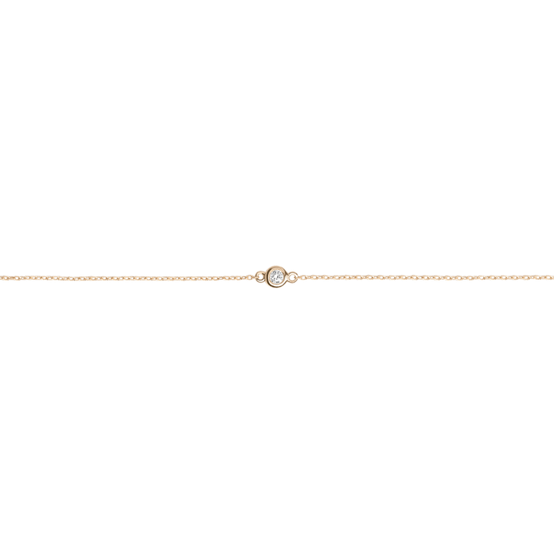 Mini Diamond Bezel Bracelet