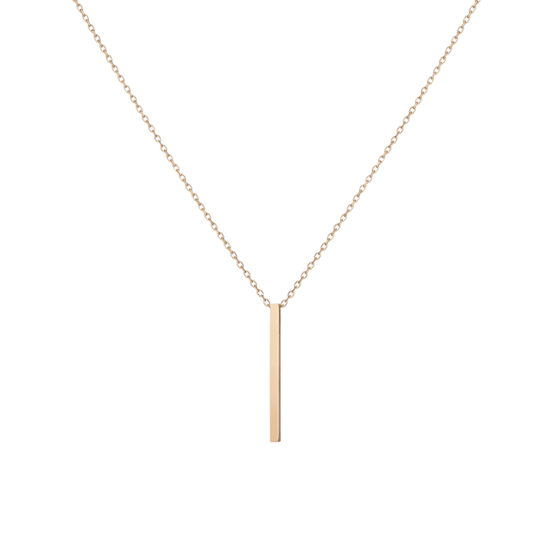 Short Bar Drop Necklace