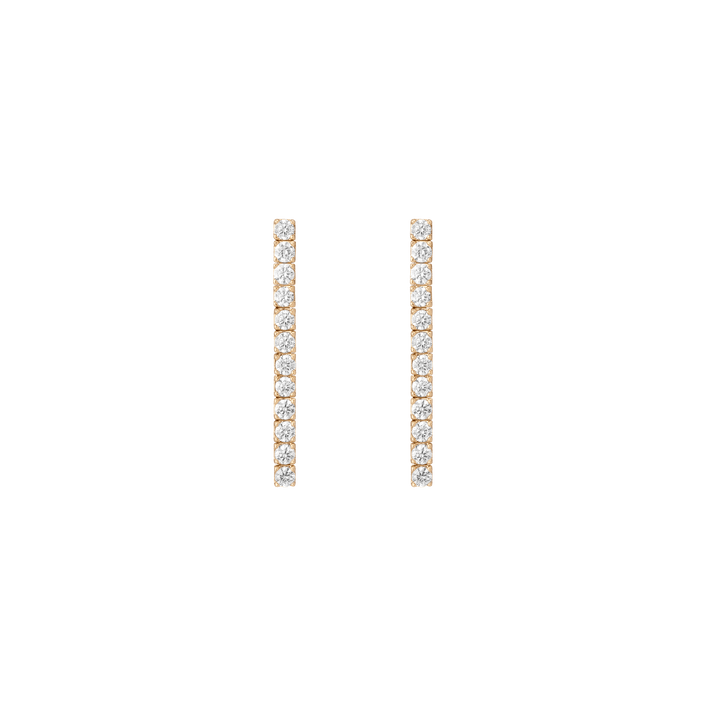 Dazzling Diamond Tennis Earrings Large