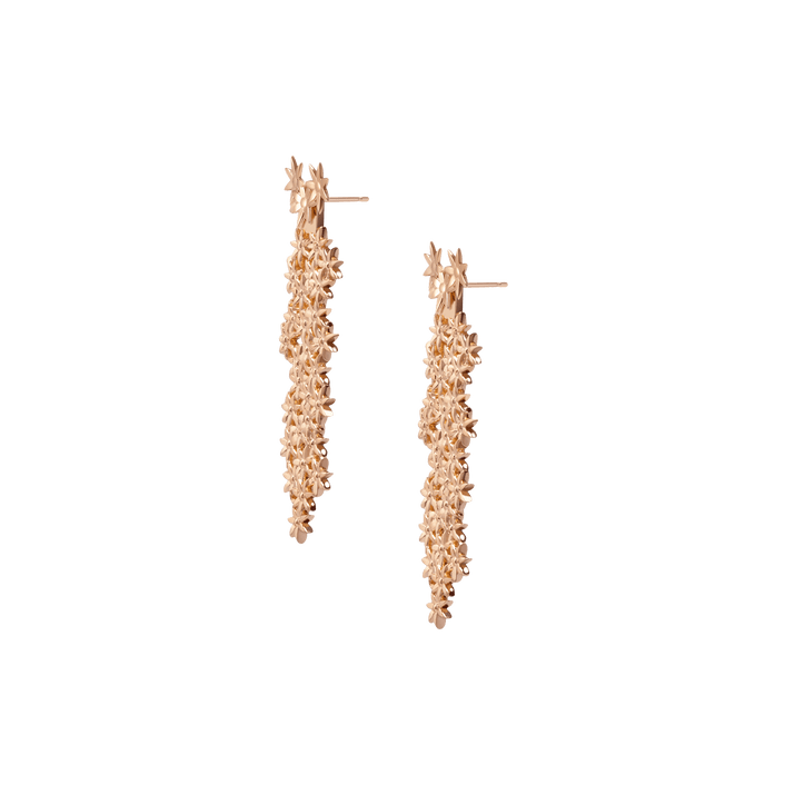 Flower Earring Back Large Rose Gold Vermeil 14k Rose Gold 18k Rose Gold Half Side   Pair | Single |