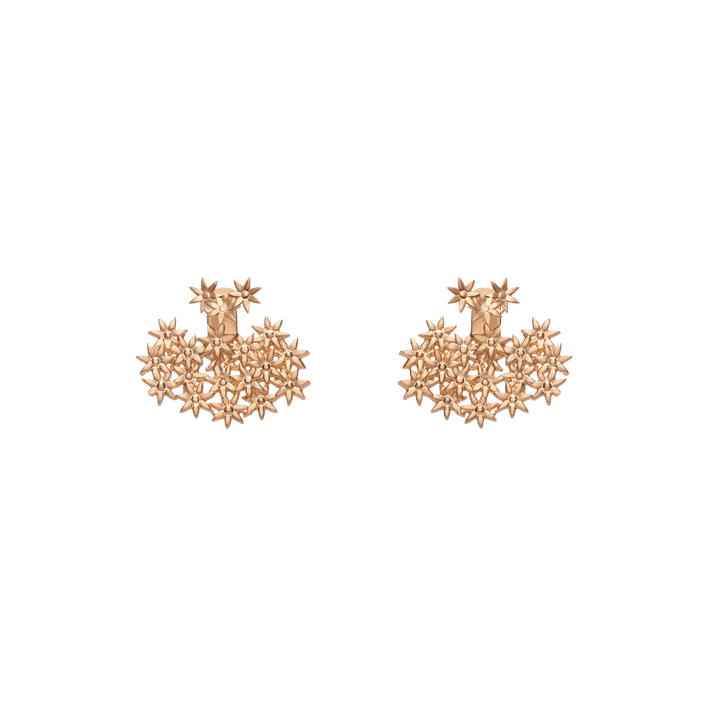 Flower Earring Back Small Rose Gold Vermeil 14k Rose Gold 18k Rose Gold     Front First Pair | Single |