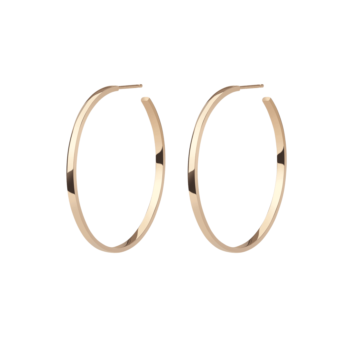 AUrate New York 14k yellow gold hoop earrings