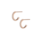 Diamond Huggie Earrings