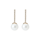 Proud Diamond Pearl Earrings