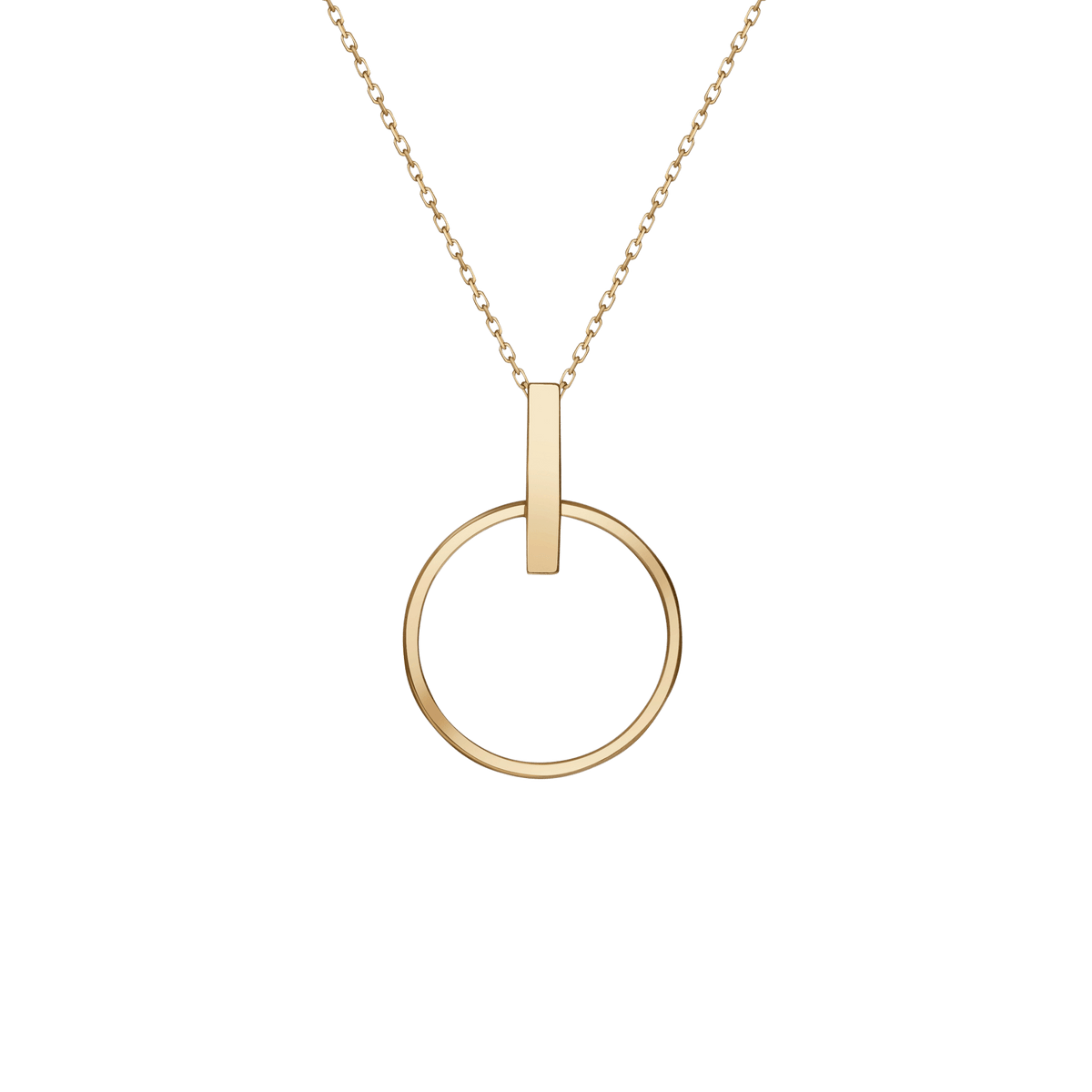 Aurate New York Small Box Chain Necklace, 18K White Gold