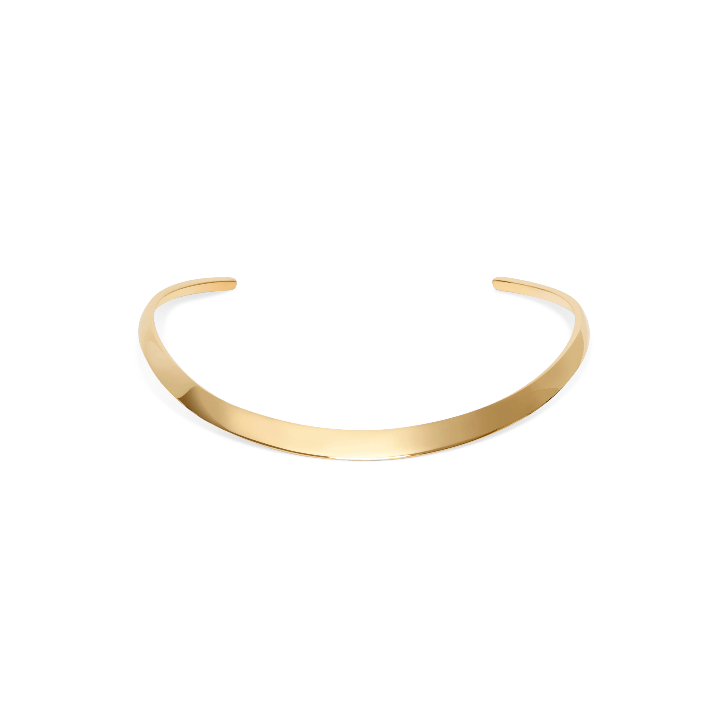 Collar Necklace in Yellow, Rose or White Gold