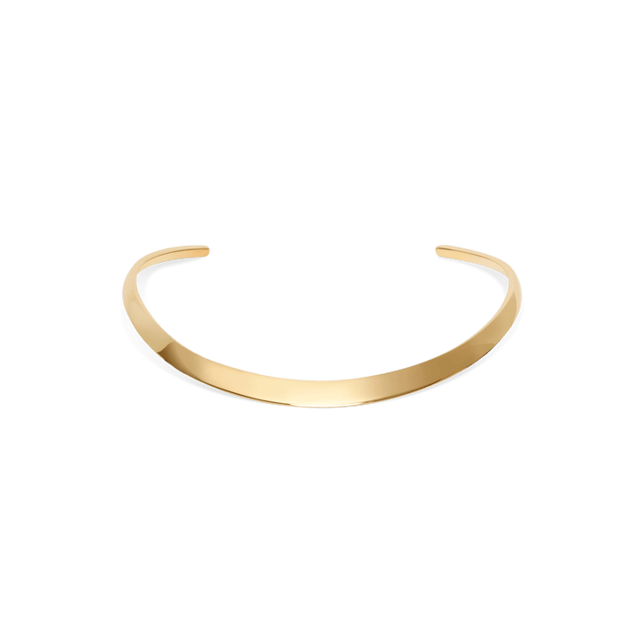 Collar Necklace Yellow Gold Vermeil 14k Yellow Gold 18k Yellow Gold     Front First