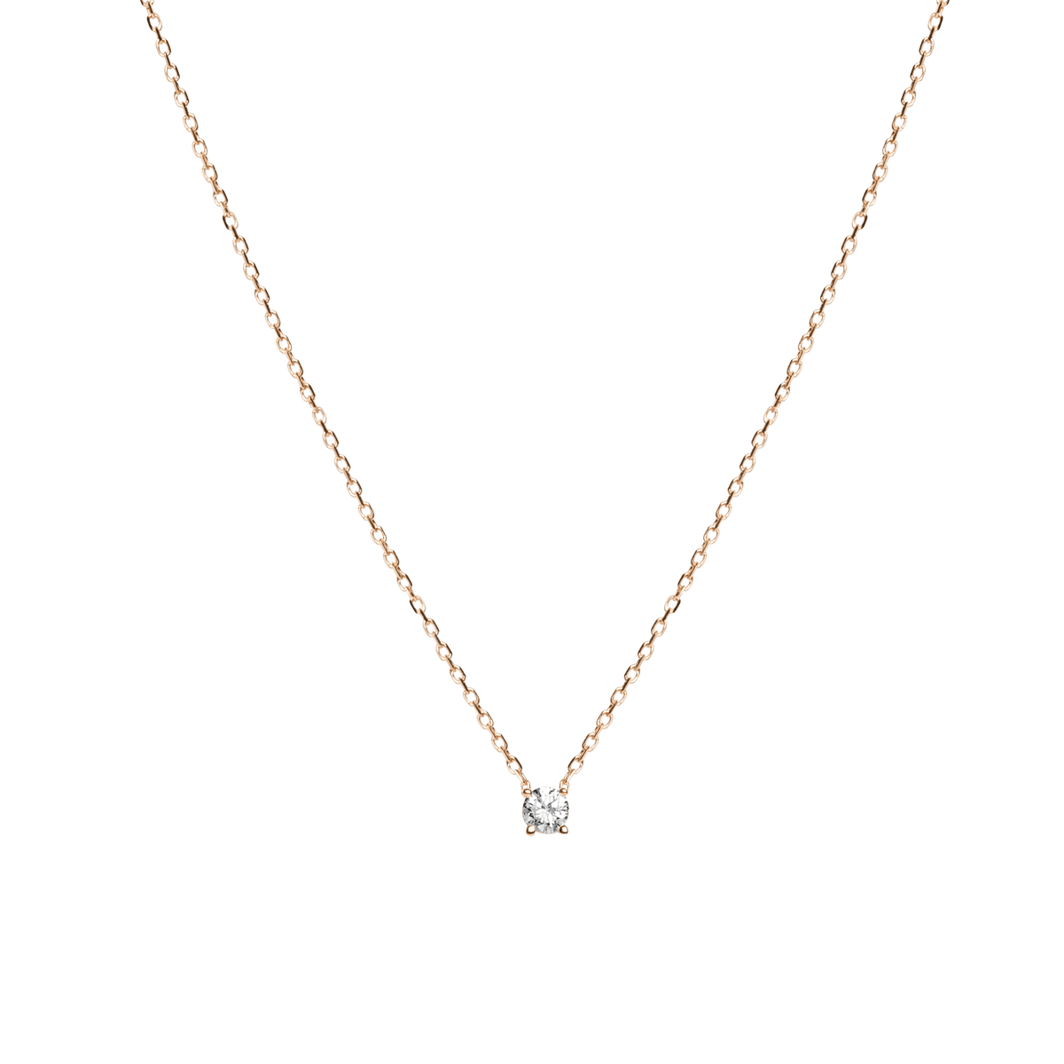 Diamond pendant necklace top gold