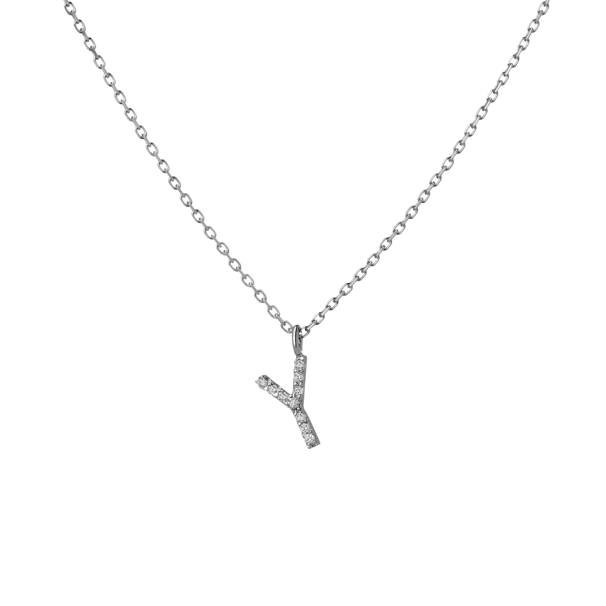 14k 18k White Gold Y