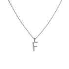Classic Diamond Letter Necklace