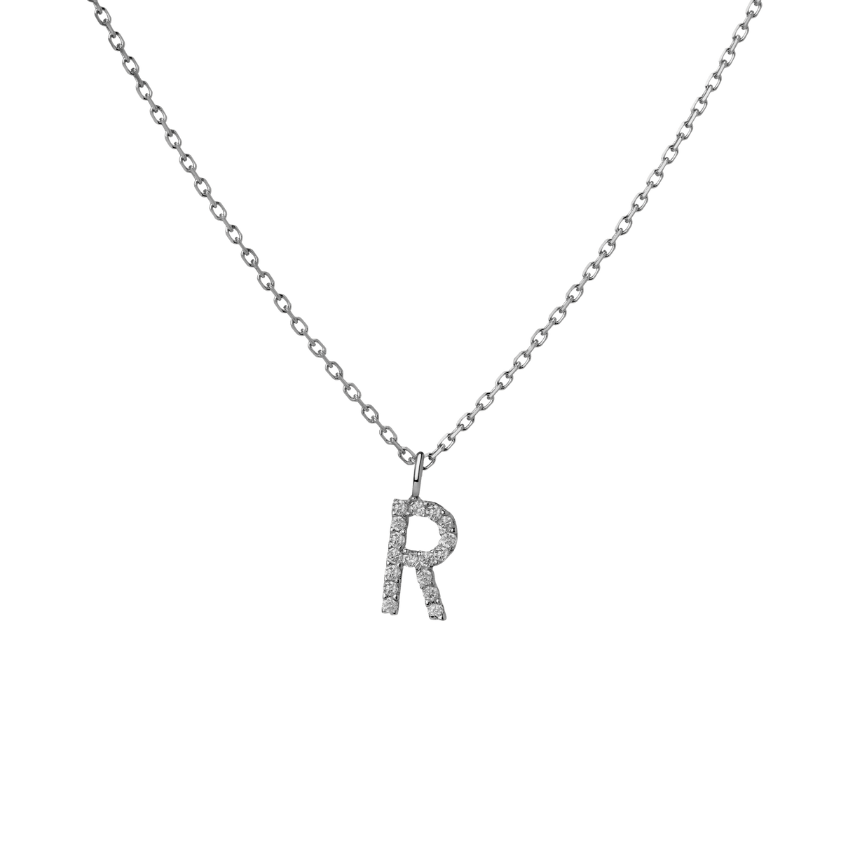 14k 18k White Gold R