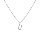 Classic Diamond Letter Necklace