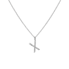 Classic Diamond Letter Necklace