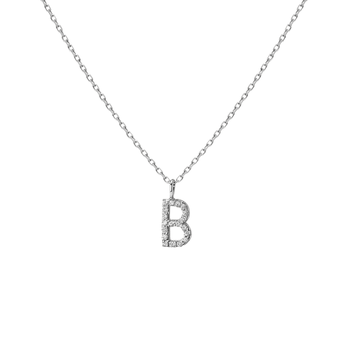 14k 18k White Gold B