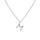 Classic Diamond Letter Necklace