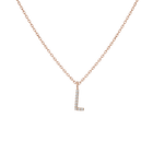 Classic Diamond Letter Necklace