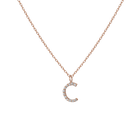 Classic Diamond Letter Necklace