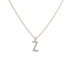 Classic Diamond Letter Necklace