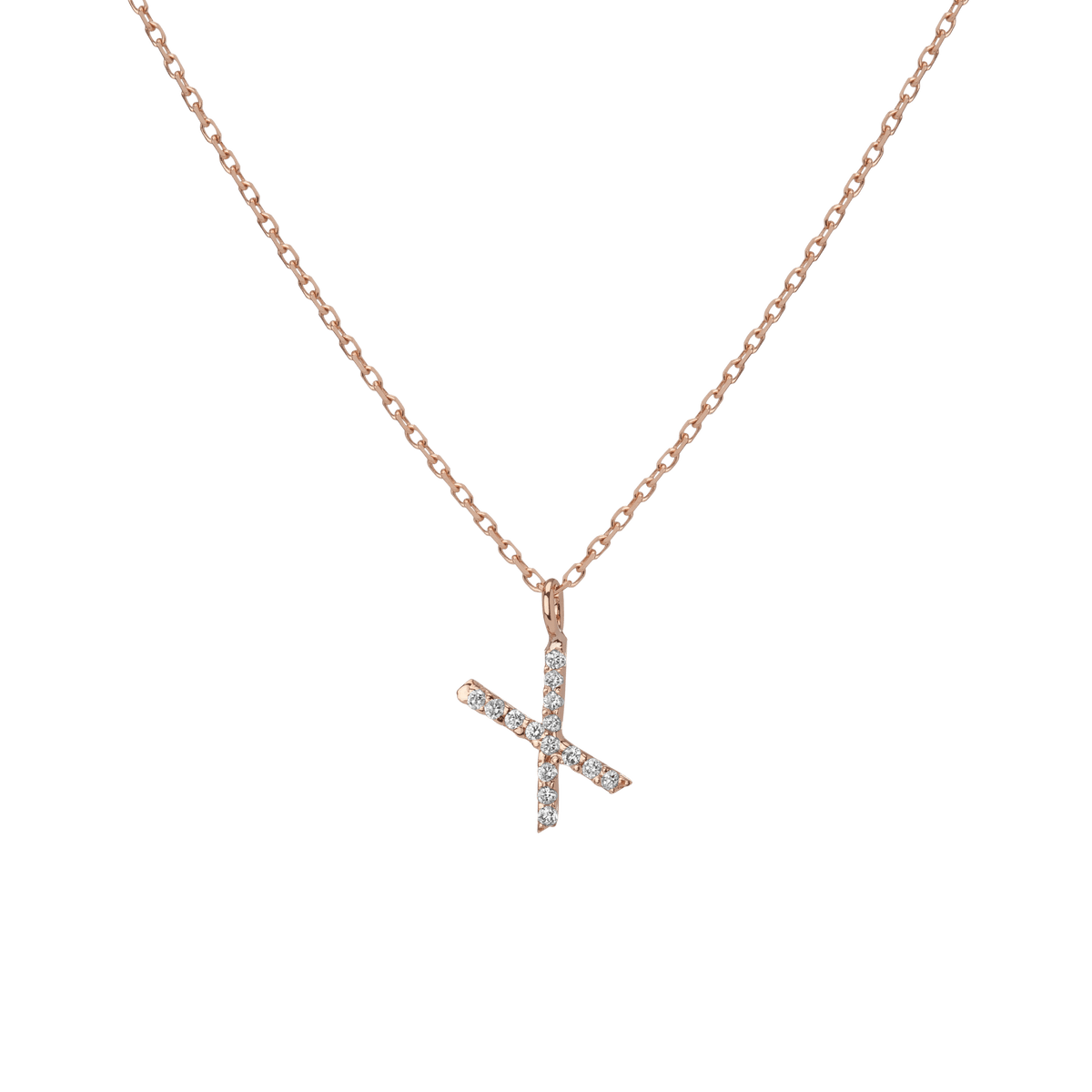 14k 18k Rose Gold X