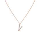 Classic Diamond Letter Necklace