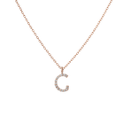 Classic Diamond Letter Necklace