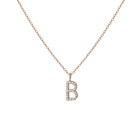 Classic Diamond Letter Necklace