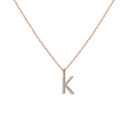 Classic Diamond Letter Necklace