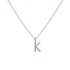 Classic Diamond Letter Necklace
