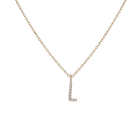Classic Diamond Letter Necklace