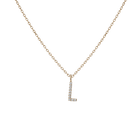 Classic Diamond Letter Necklace
