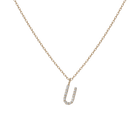 Classic Diamond Letter Necklace