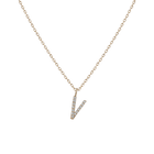 Classic Diamond Letter Necklace