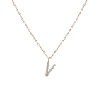Classic Diamond Letter Necklace