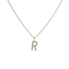 Classic Diamond Letter Necklace