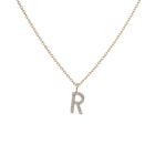Classic Diamond Letter Necklace