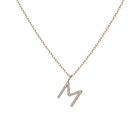 Classic Diamond Letter Necklace