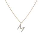 Classic Diamond Letter Necklace