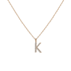 Classic Diamond Letter Necklace