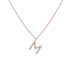 Classic Diamond Letter Necklace