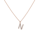 Classic Diamond Letter Necklace