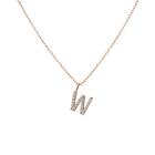 Classic Diamond Letter Necklace