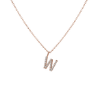 Classic Diamond Letter Necklace