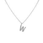 Classic Diamond Letter Necklace