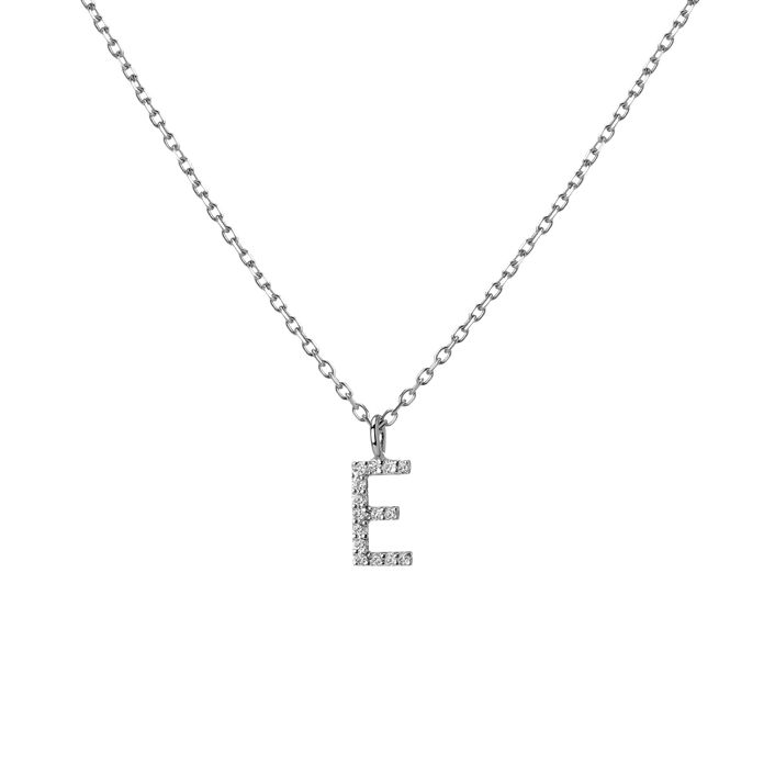 14k 18k White Gold E