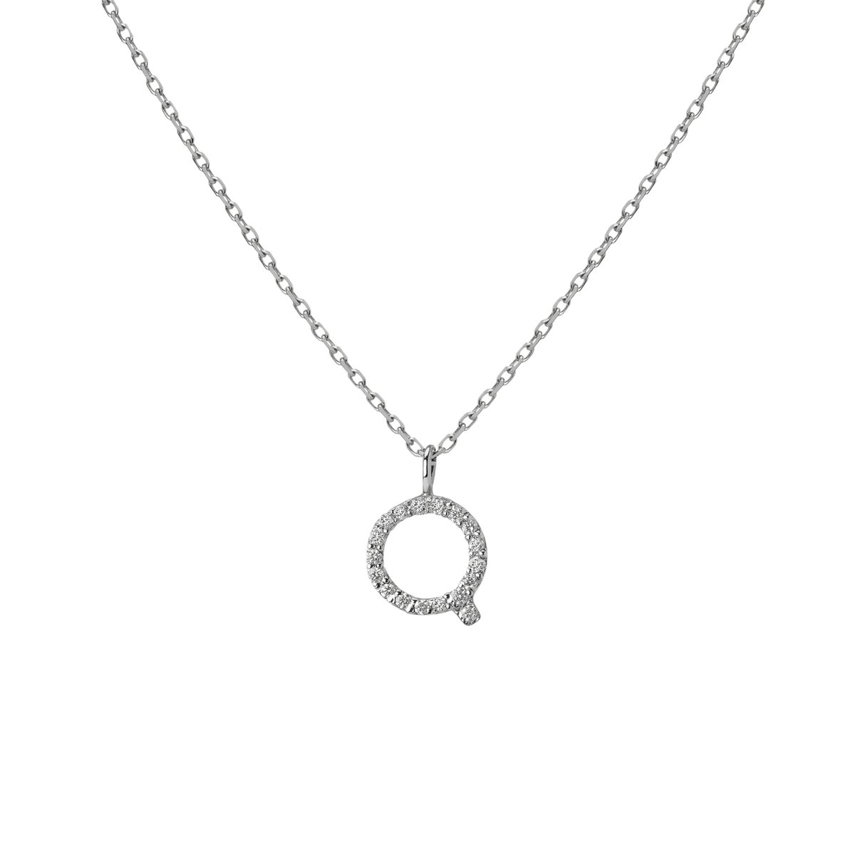 14k 18k White Gold Q