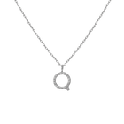 Classic Diamond Letter Necklace