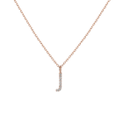 Classic Diamond Letter Necklace