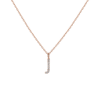 Classic Diamond Letter Necklace