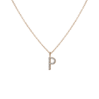 Classic Diamond Letter Necklace